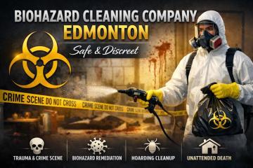 Biohazard Cleaning Company Edmonton | Safe & Discreet