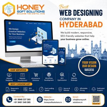 web designing company in hyderabad – Honey Soft Solutions