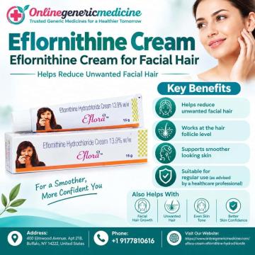 Eflornithine Cream – Eflornithine Cream for Facial Hair | online generic medicine