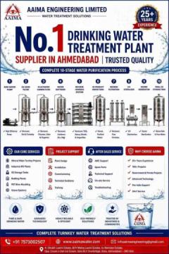 No. 1 Drinking Water Treatment Plant Supplier in Ahmedabad | AAIMA Engineering
