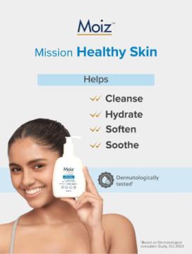 Moiz Cleansing Lotion – Gentle, Hydrating Face & Body Cleanser