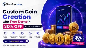 Custom Coin Creation with Free Demo + 30% OFF | Limited-Time Offer by Developcoins