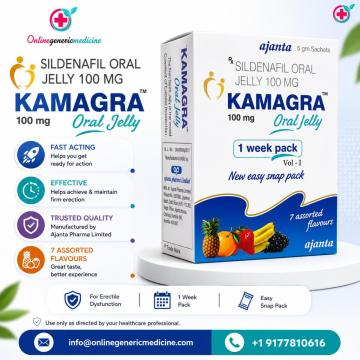 Kamagra Oral Jelly | Sildenafil Citrate Jelly Information