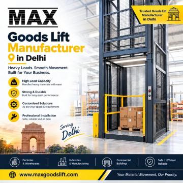 Goods Lift for Packaging Material Movement in Delhi