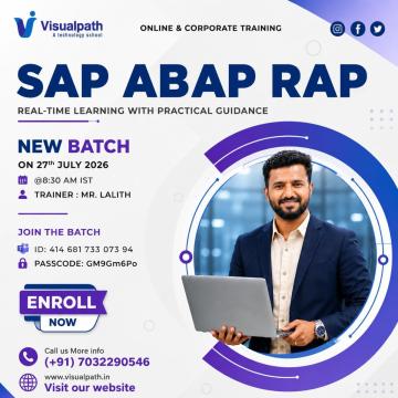SAP ABAP RAP Online Training New Batch Starting July 27th