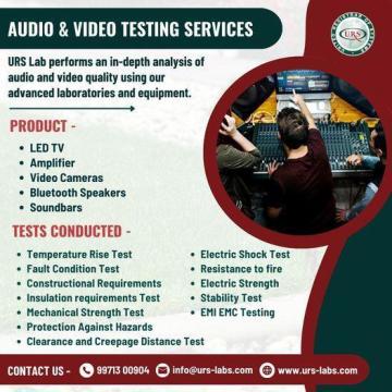 Audio Video Testing Labs in Chennai