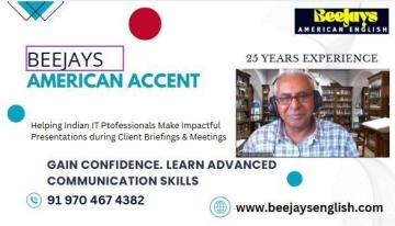 Beejay,s American Accent MasterClassfor S/W Professionals and AI StartupEntrepreneurs