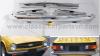 Triumph TR) bumpers without license plate shield by stainless steel new