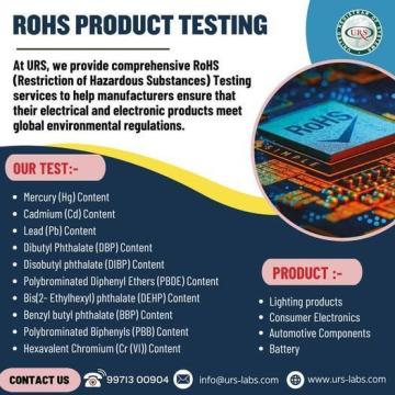 ROHS Compliance Testing Laboratory in Ghaziabad
