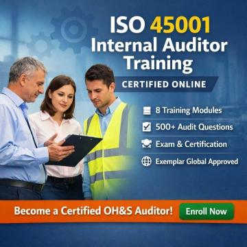ISO 45001 Auditor Training with Certification