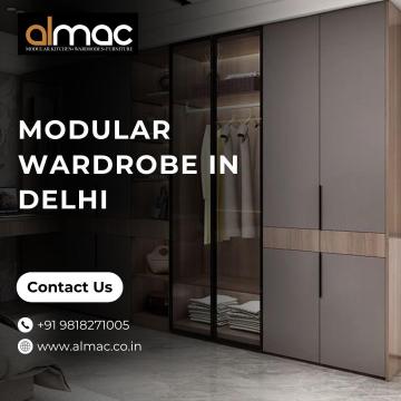 Modular Wardrobe in Delhi by Almac Modular Kitchens & Interiors