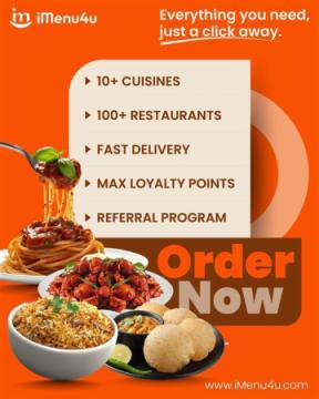 iMenu4u – Smart Restaurant Software & Food Delivery App