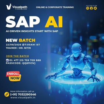 Join the SAP AI Online Training New Batch on September 22nd