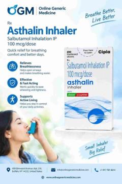 Title: Asthalin Inhaler – Salbutamol for Asthma & Breathing Relief | Online Generic Medicine