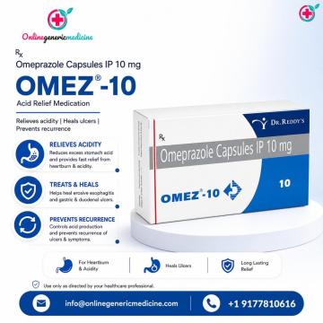 Omez Capsule (Omeprazole) – Uses, Dosage & Acid Relief medication with OnlineGenericMedicine