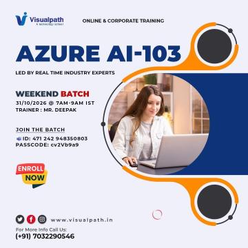 Azure AI-103 Weekend Training – Registrations Open