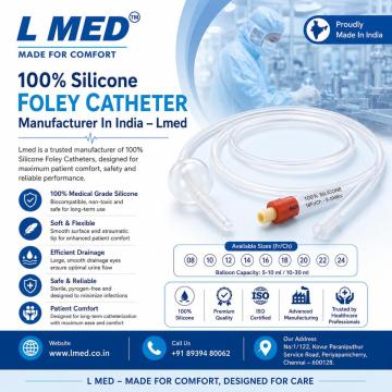 Looking for Silicone Foley Balloon Catheter Manufacturer in chennai, India?