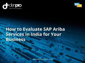 SAP Ariba Services in India for Connected Procurement Operations