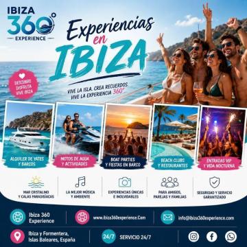 Vive las Mejores Experiencias en Ibiza con Ibiza 360 Experience