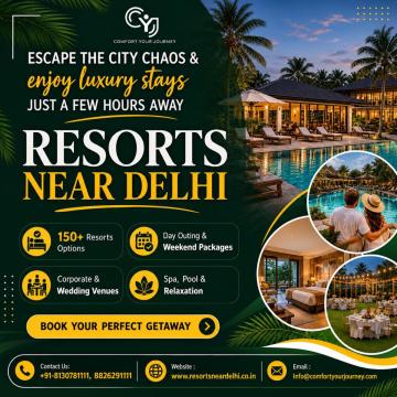 Luxury Resorts Near Delhi NCR | Indulge in Nature & Luxury