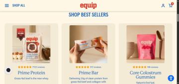 30% OFF Your Order at Equip Foods