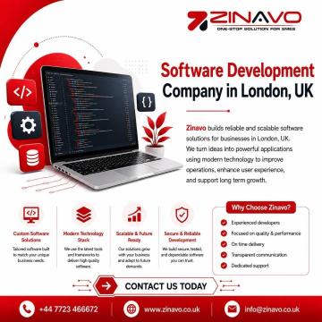 Software Development Company in London, UK | Zinavo Limited