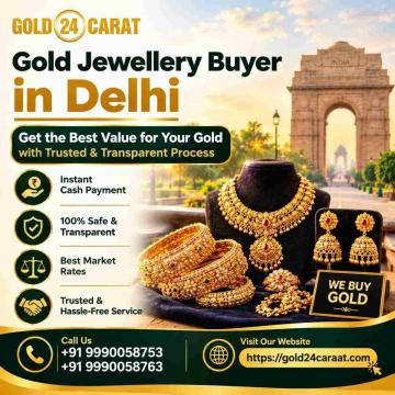 Gold Jewellery Buyer in Delhi | Gold 24 Carat Services