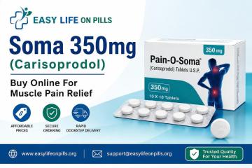 Soma 350mg (Carisoprodol) - Buy Online For Muscle Pain Relief