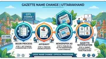 Fast & Easy Gazette Name Change in Uttarakhand | Vakil India