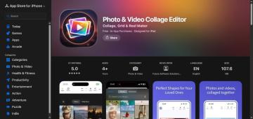 Apple AppStore: 66% OFF Photo & Video Collage Editor on iOS