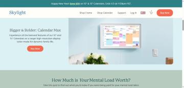 15% OFF + Free shipping Skylight Calendars