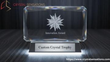 Celebrate Milestones with Custom Crystal Trophy for Corporate Success