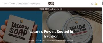 Earth Wave: Up To 75% OFF Sitewide + Free Shipping