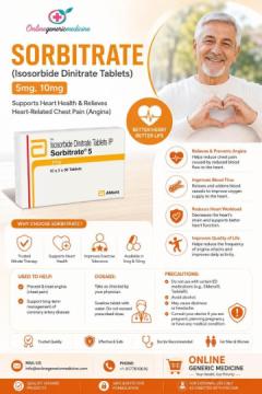 Sorbitrate Tablet (Isosorbide Dinitrate) 5mg & 10mg | Angina Relief