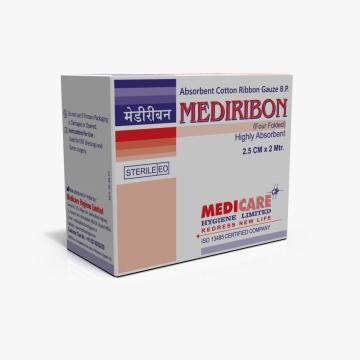Mediribon – Ribbon Gauze for Wound Packing | ISO 13485 Certified – Medicare Hygiene Limited
