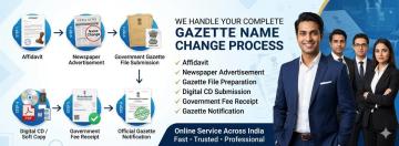 Easy Gazette Name Change Service Online | Apply Now