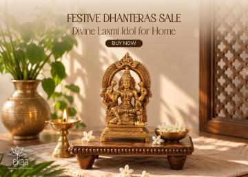 Festive Dhanteras Sale: Divine Laxmi Idol for Home | Buy Now