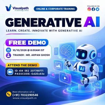 Join Generative AI Online Training Live Free Demo - Oct 10th