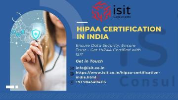 HIPAA Certification in India – Secure Healthcare Data & Build Client Trust