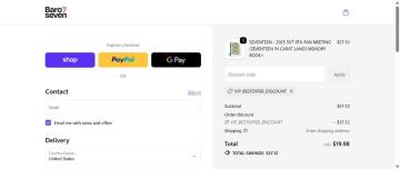 Baro7: Up To 65% OFF All Your Products