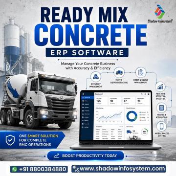 Ready Mix Concrete ERP Software for Efficiency