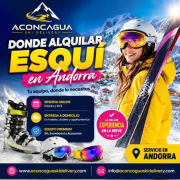 Encuentra donde alquilar esquí en Andorra para tus vacaciones