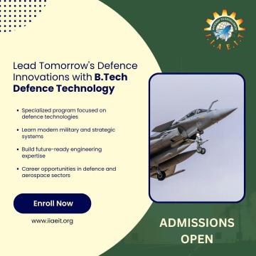 B.Tech Defence Technology Course | Admissions Open 2026