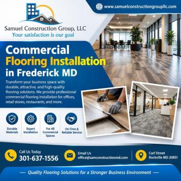 Reliable Commercial Flooring Installation in Frederick MD for Businesses
