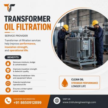 Transformer Oil Filtration Services by Experts