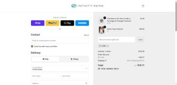 30% OFF Your Order on Infinity Raine