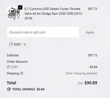 7% OFF All EGR Performance DPF Delete Kits