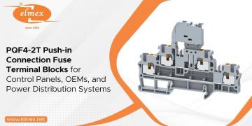 PQF4-2T (push in connection fuse terminal blocks) manufacturer in India | elmex