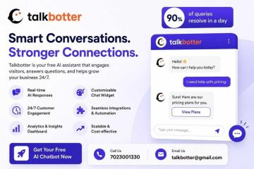 Free AI Chatbot for Websites | Build, Train & Launch Your AI Assistant with Talkbotter