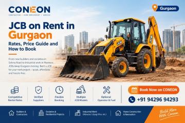 JCB on Rent in Gurgaon | Hourly, Daily & Monthly